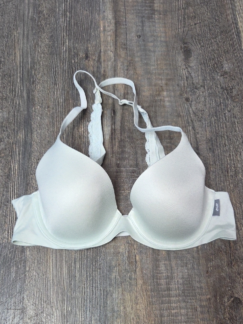 aerie Light Green Padded Lace Racerback Bra